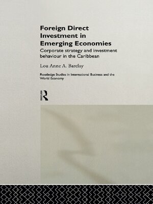cover image of Foreign Direct Investment in Emerging Economies
